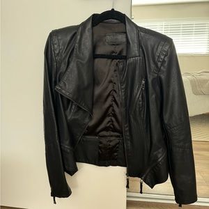 BLANKNYC Asymmetric Faux Leather Jacket
